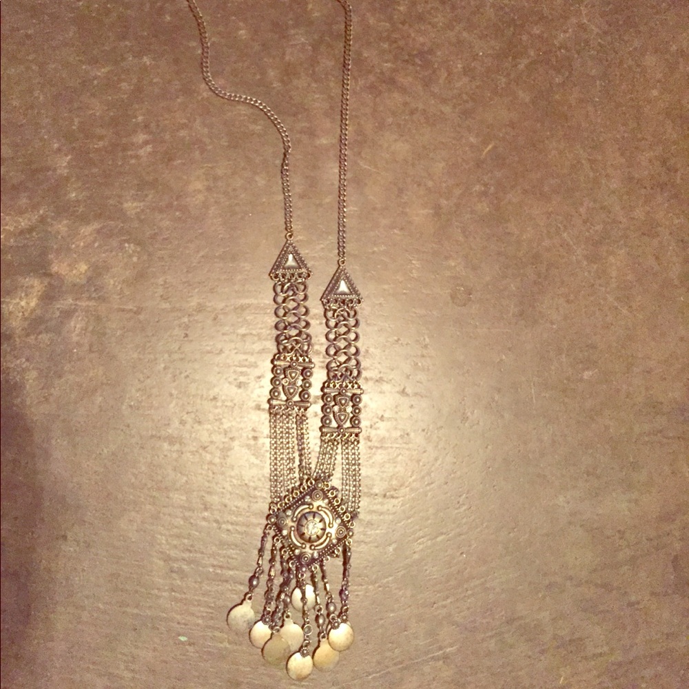 Festival silver necklace